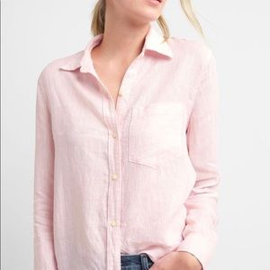 Long Sleeve Linen Button Down Shirt